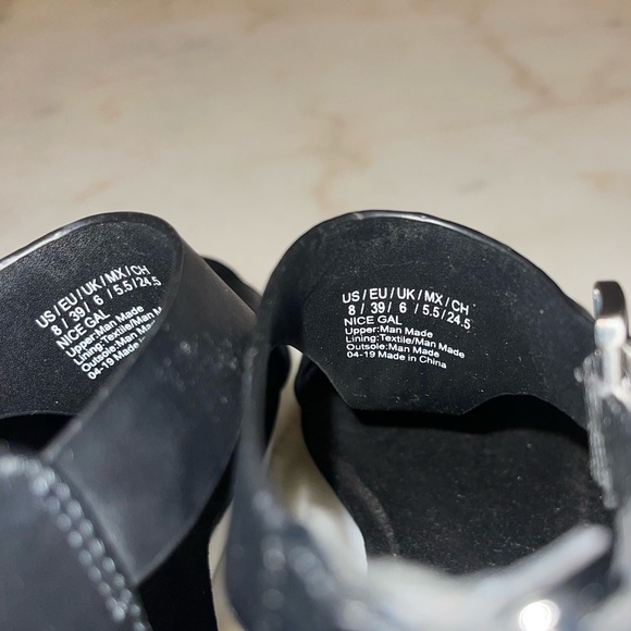 Kenneth Cole Reaction leather wedge sandals🌸 - Picture 8 of 9